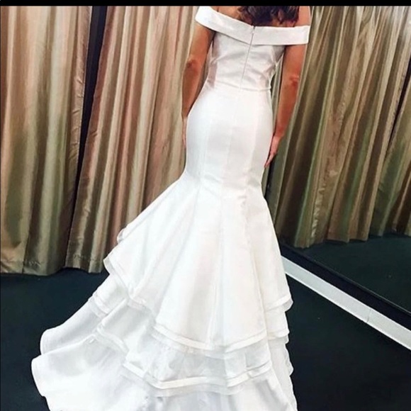 Jovani white gown - Picture 2 of 2